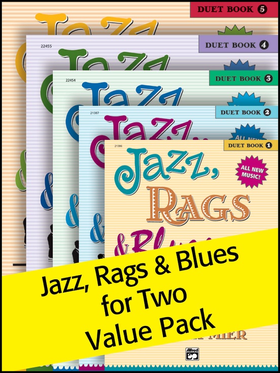 Jazz, Rags & Blues for Two 1-5 (Value Pack)