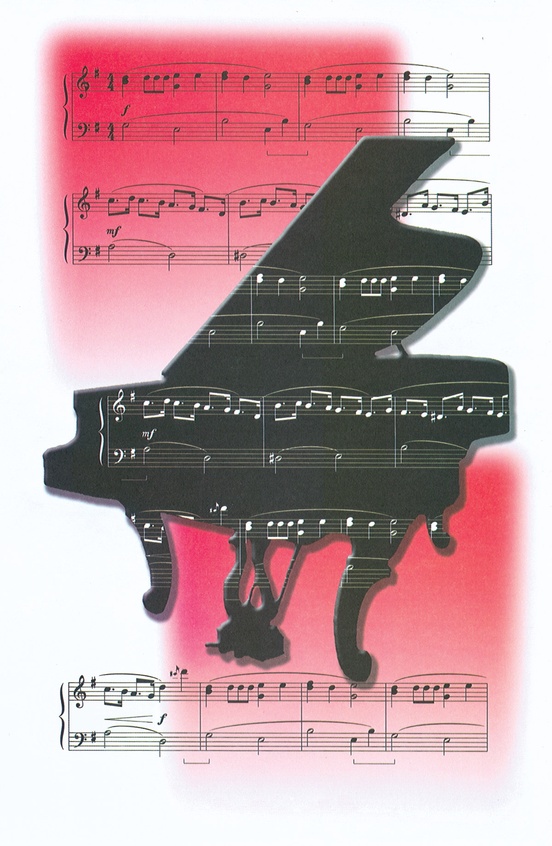 Schaum Recital Programs (Blank) #65: Piano and Music