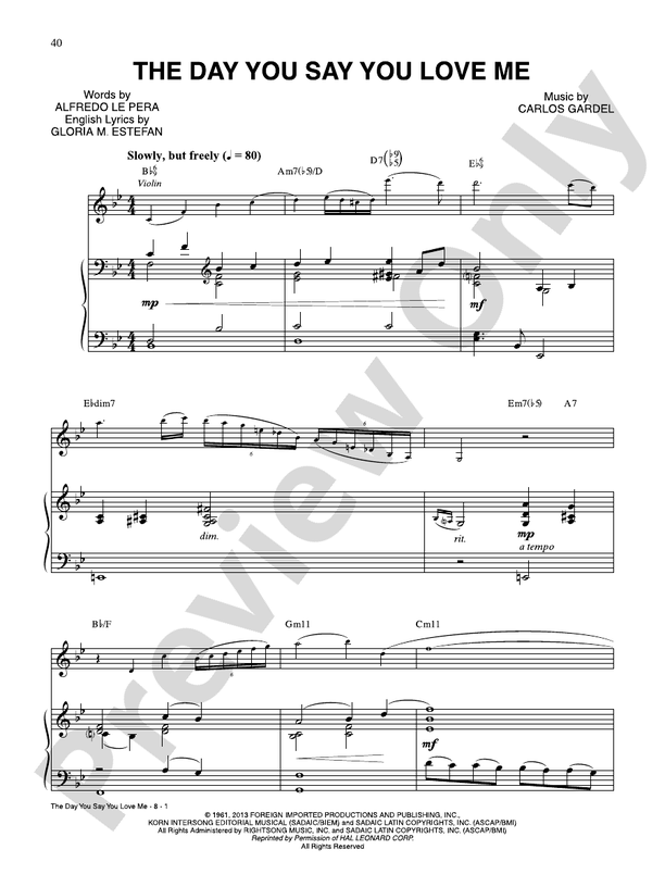 Tell me that you love me piano sheet music