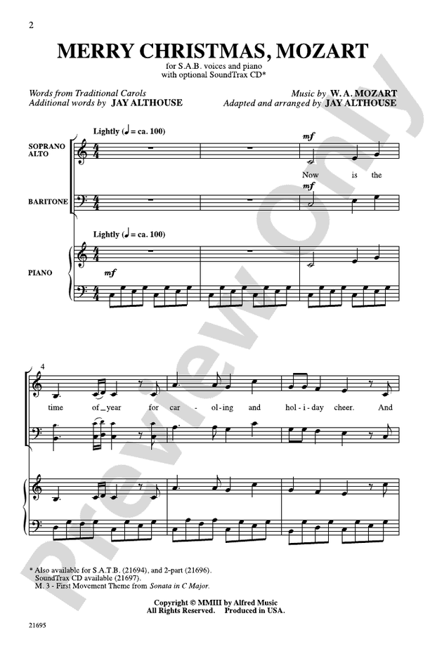 Merry Christmas, Mozart