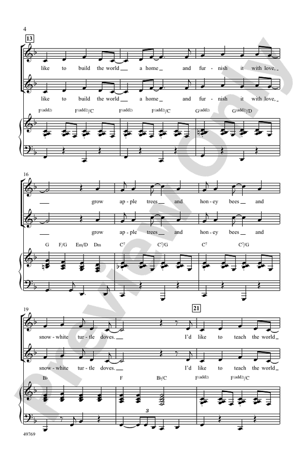 I'd Like to Teach the World to Sing