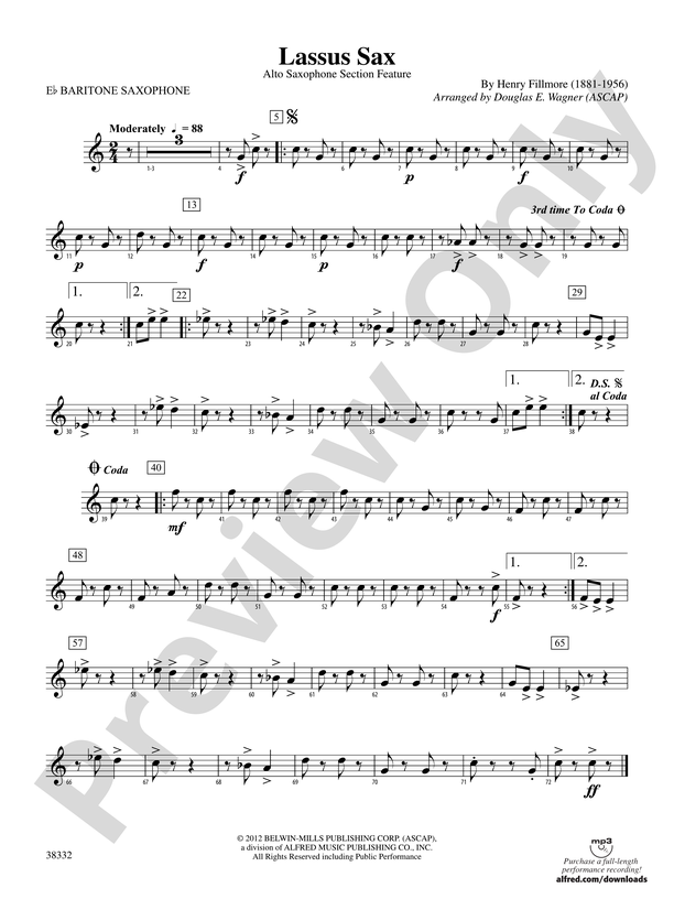 Lassus Sax: E-flat Baritone Saxophone