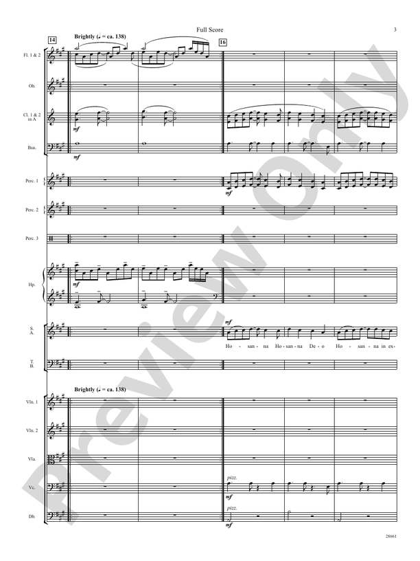 Festival Sanctus Choral Octavo Soundpax John Leavitt Digital Sheet Music Download 5661