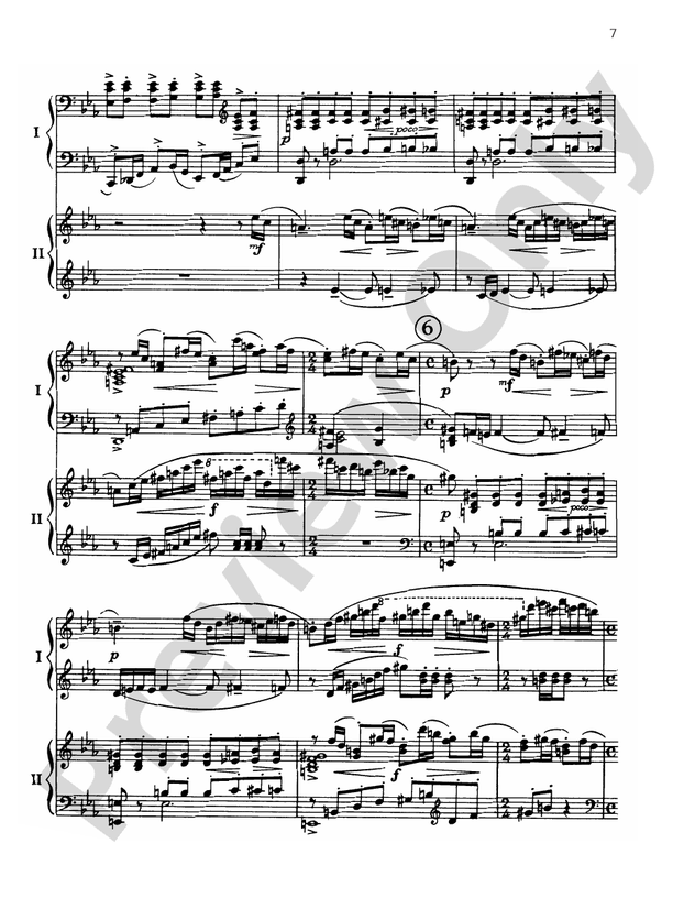 Symphonic Dances, Opus 45 - I. Non Allegro - Piano Duo (2 Pianos, 4 Hands)