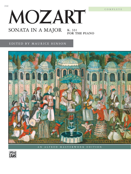 Mozart: Sonata in A Major, K. 331 (Complete): Piano Book: Wolfgang