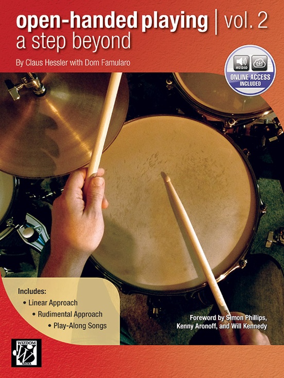 Open-Handed Playing, Volume 2: Drumset Book & Online Audio | Sheet