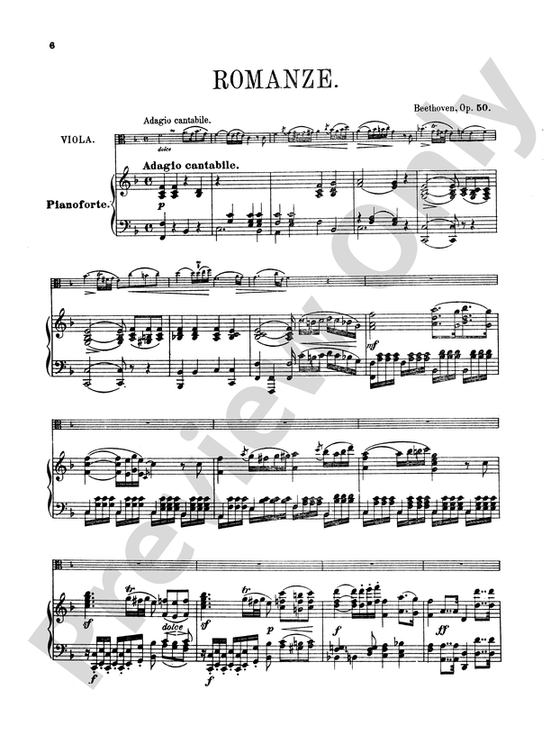 Beethoven: Two Romances, Op. 40 & 50