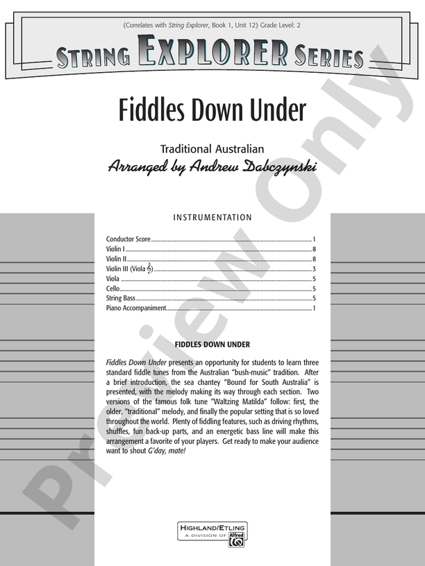 Fiddles Down Under