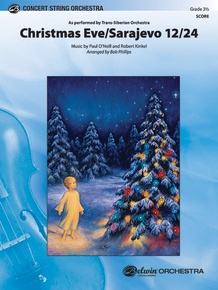 Christmas Eve/Sarajevo 12/24: String Orchestra Conductor Score
