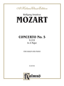 Violin Concerto No. 5, K. 219