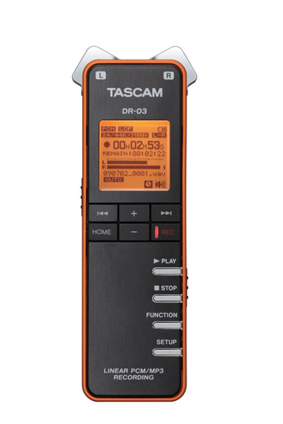 Tascam DR-03 Stereo Handheld Digital Recorder: Pro Audio Accessory