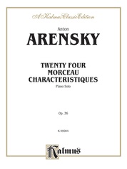 Twenty-Four Morceau Characteristiques, Opus 36