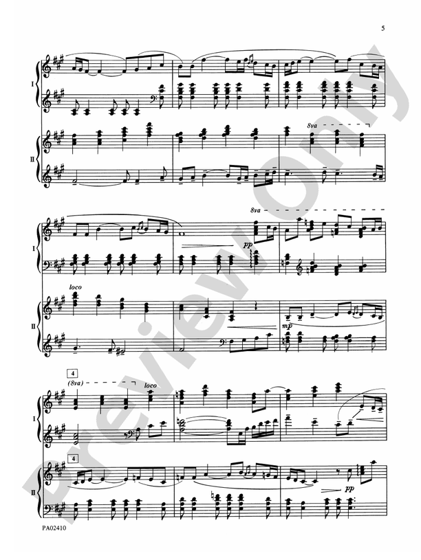 Polovetsian Dances: from Prince Igor - Piano Duo (2 Pianos, 4 Hands)