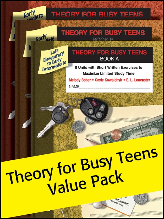 Theory for Busy Teens A, B & 1 (Value Pack)