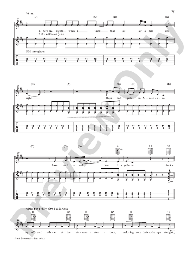 Stuck On You Sheet Music | Lionel Richie | Guitar Chords/Lyrics