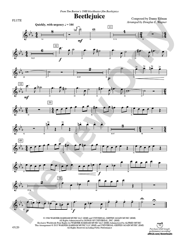 beetlejuice-flute-flute-part-digital-sheet-music-download