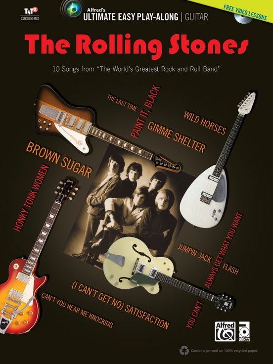 Ultimate Easy Guitar Play Along The Rolling Stones Easy Guitar Tab Book Dvd The Rolling Stones