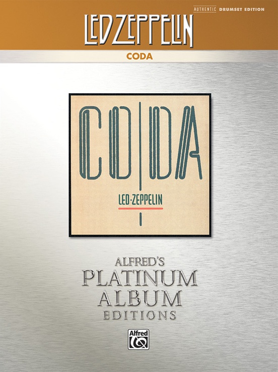 Led Zeppelin Coda Platinum Album Edition Drum Transcriptions Book Led Zeppelin
