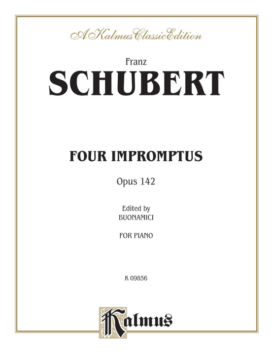 Four Impromptus, Opus 142