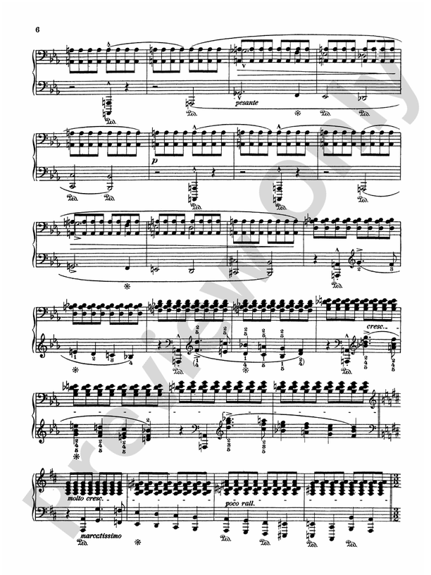 Liszt: Sonata in B Minor: Sonata in B Minor Part - Digital Sheet 