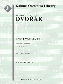 Two Waltzes, Op.54 (composer's transcription)