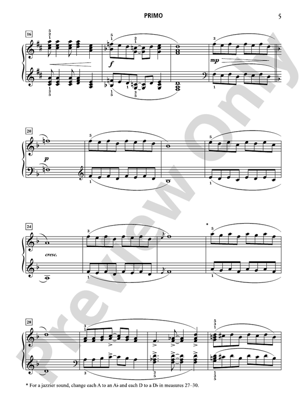 Chicagoland - Piano Duet Suite (1 Piano, 4 Hands)