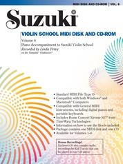 Suzuki Violin School, Volume 6