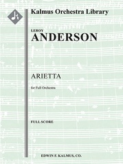 Arietta for Full Orchestra