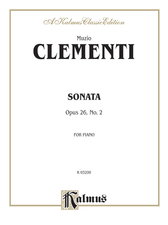 Sonata, Opus 26/2