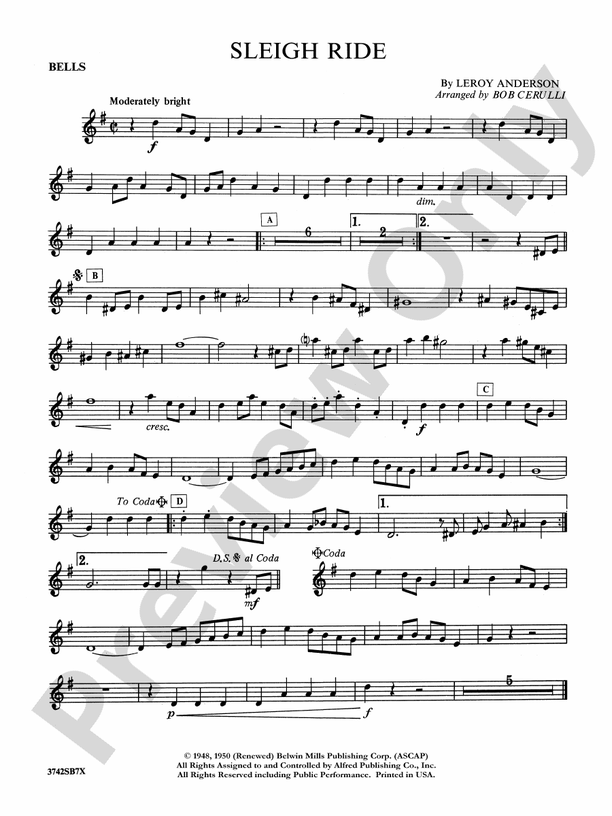 Sleigh Ride: Bells