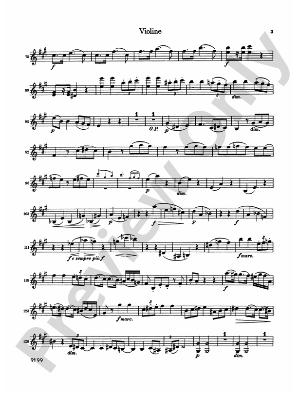 Brahms: Sonata in A Major, Op. 100: Violin Book: Johannes Brahms