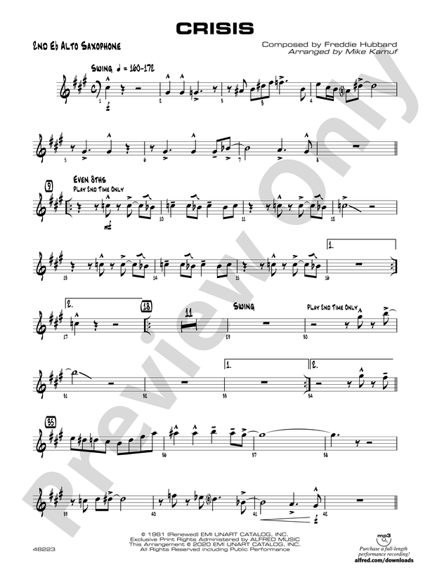 Jazz to the World - E-flat Alto Saxophone 2" Sheet Music for