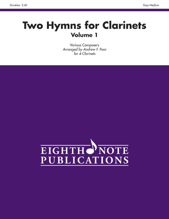 Two Hymns for Clarinets, Volume 1