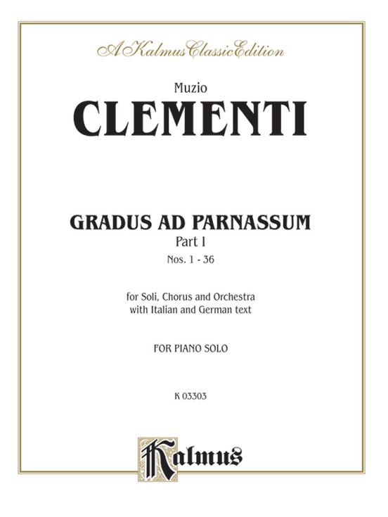 Clementi/schüngeler-il nuovo gradus ad Parnassum per Pianoforte Fascicolo 1 