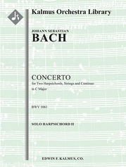 Concerto for Two Harpsichords in C, BWV 1061