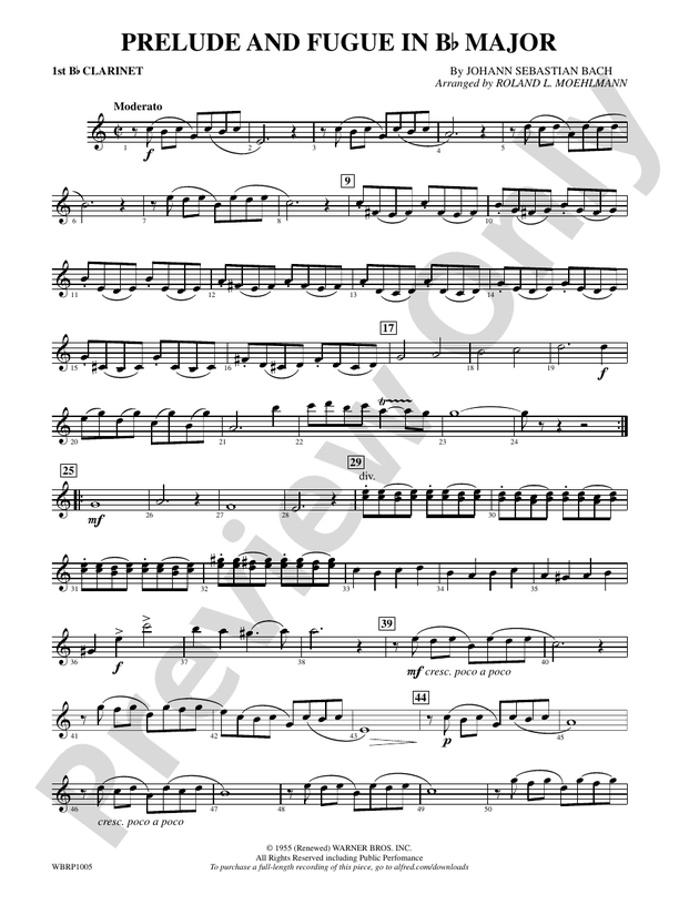 Prelude clarinet new arrivals