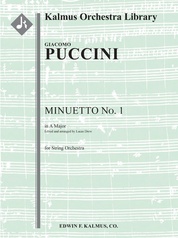 Minuetto No. 1 in A