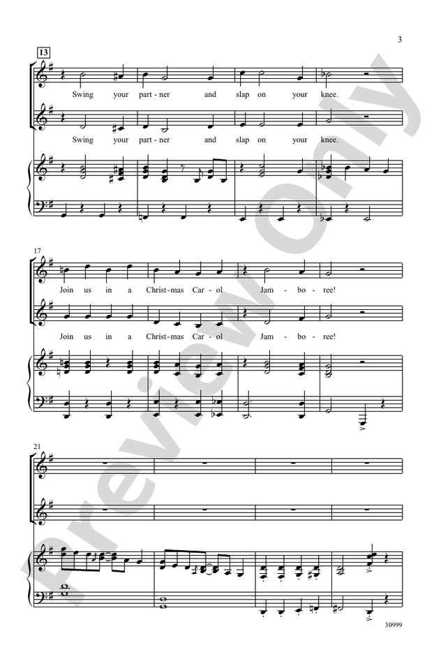Christmas Carol Jamboree (A Holiday Hoedown)