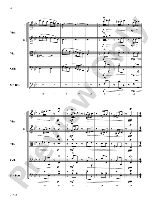 "Summer" from The Four Seasons: Score