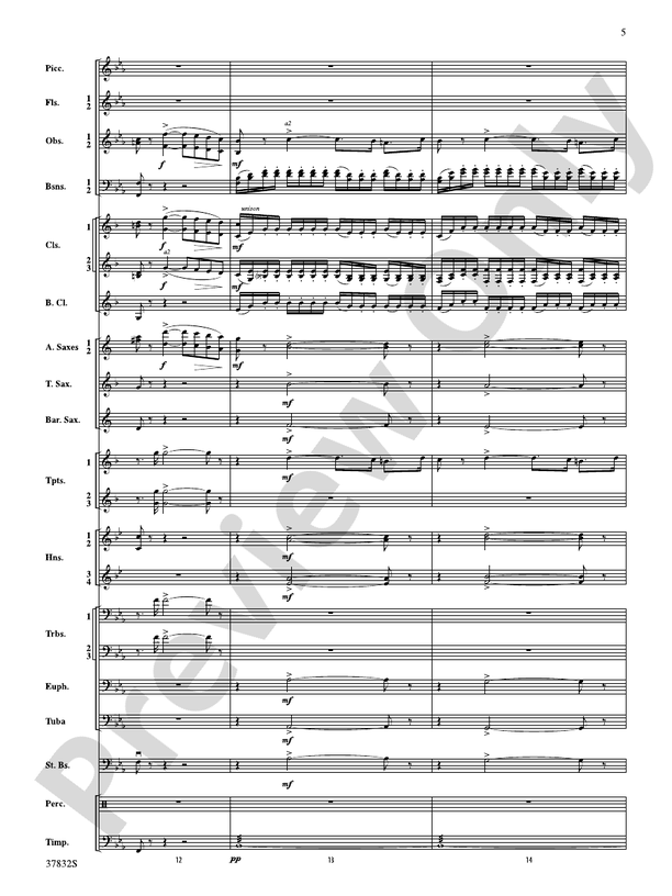 Triumphal March (from Aida): Concert Band Conductor Score