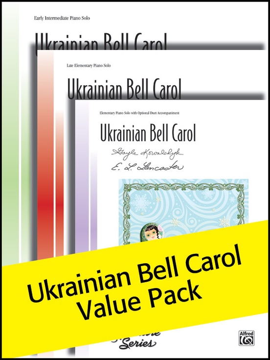 Ukrainian Bell Carol Sheet solos (Value Pack)