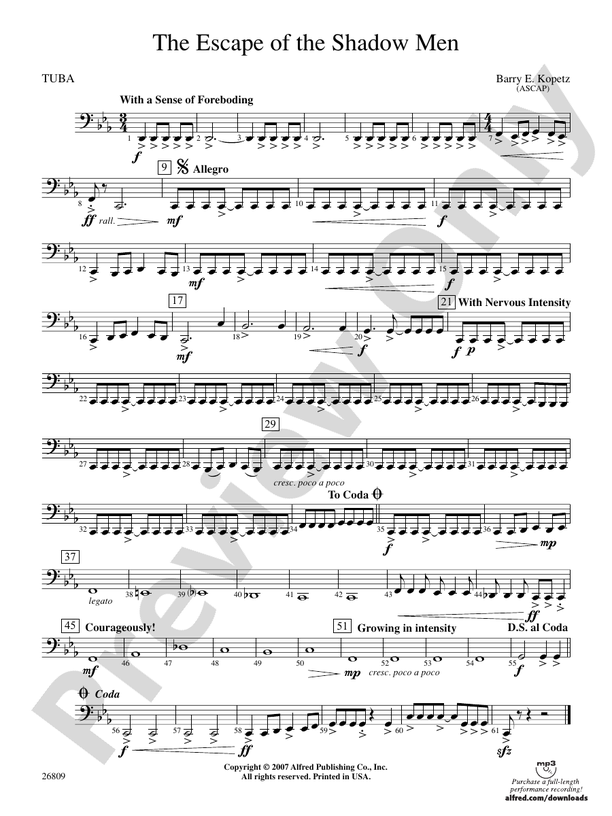 The Escape of the Shadow Men: Tuba