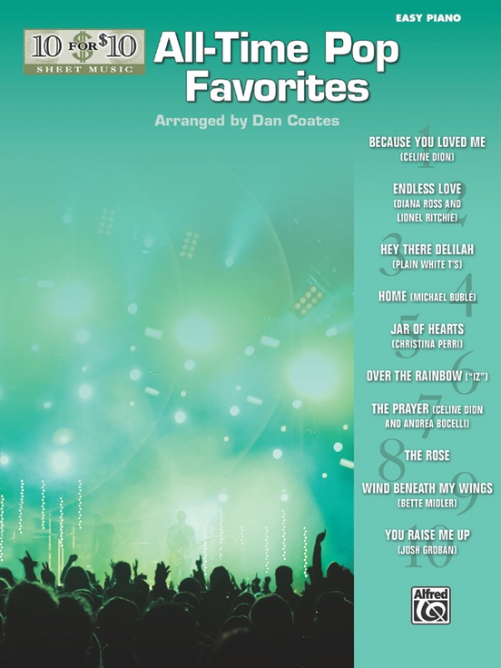 10 for 10 Sheet Music: All-Time Pop Favorites