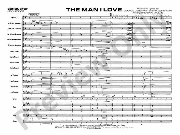 The Man I Love: Score