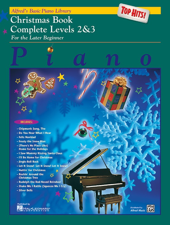 Alfred's Basic Piano Library: Top Hits! Christmas Book Complete 2 & 3