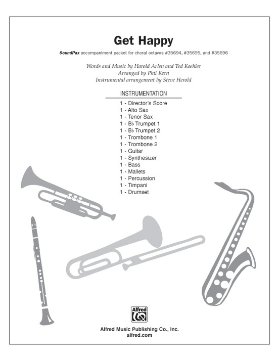 Get Happy: E-flat Alto Saxophone