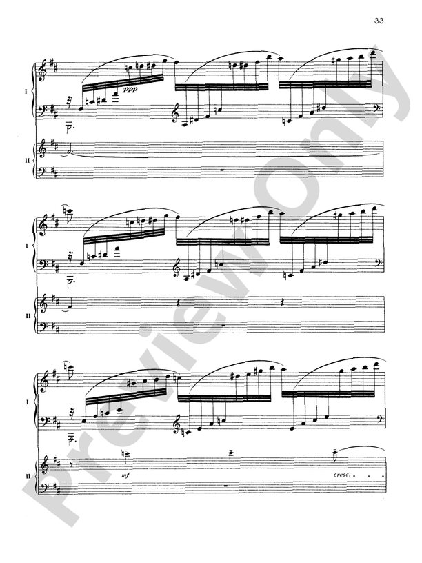 Fantaisie-tableaux (Suite No. 1), Opus 5 - II. La nuit, l'amour - Piano Duo (2 Pianos, 4 Hands)