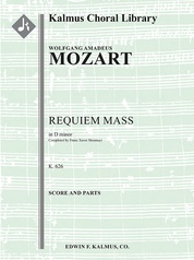 Requiem Mass in D minor, K. 626: Mass, Orchestra Accompaniment ...