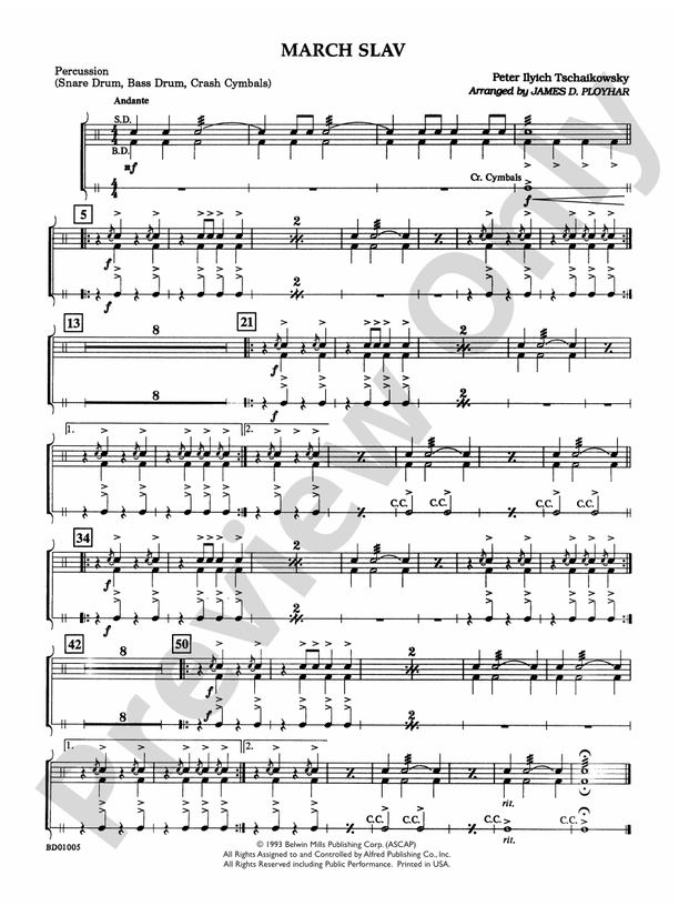 march-slav-1st-percussion-1st-percussion-part-digital-sheet-music