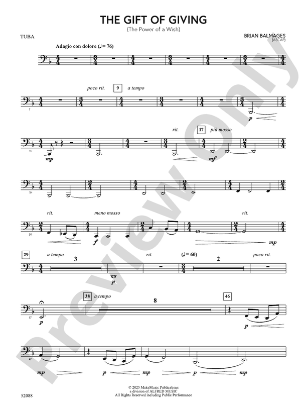 The Gift of Giving: Tuba